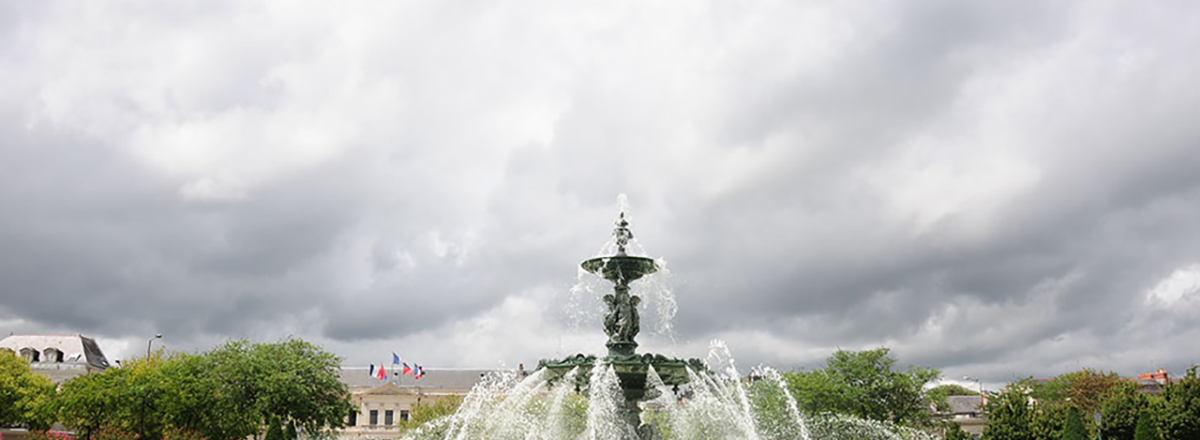 Fontaine du jardin du Mail.
