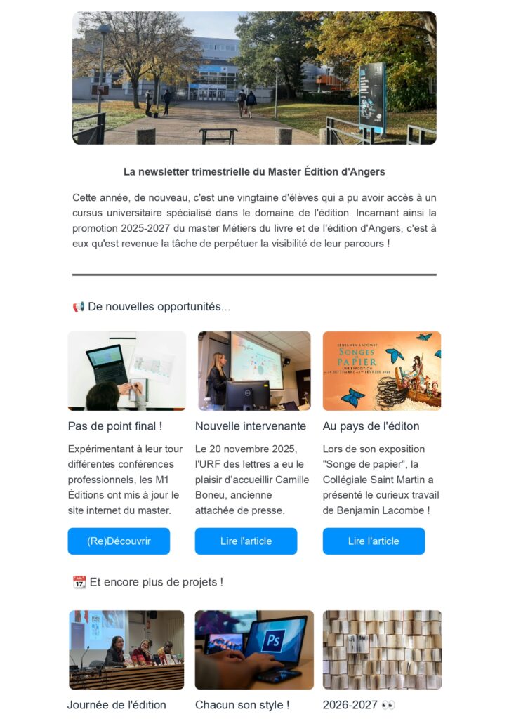 Newsletter Agathe Coursac